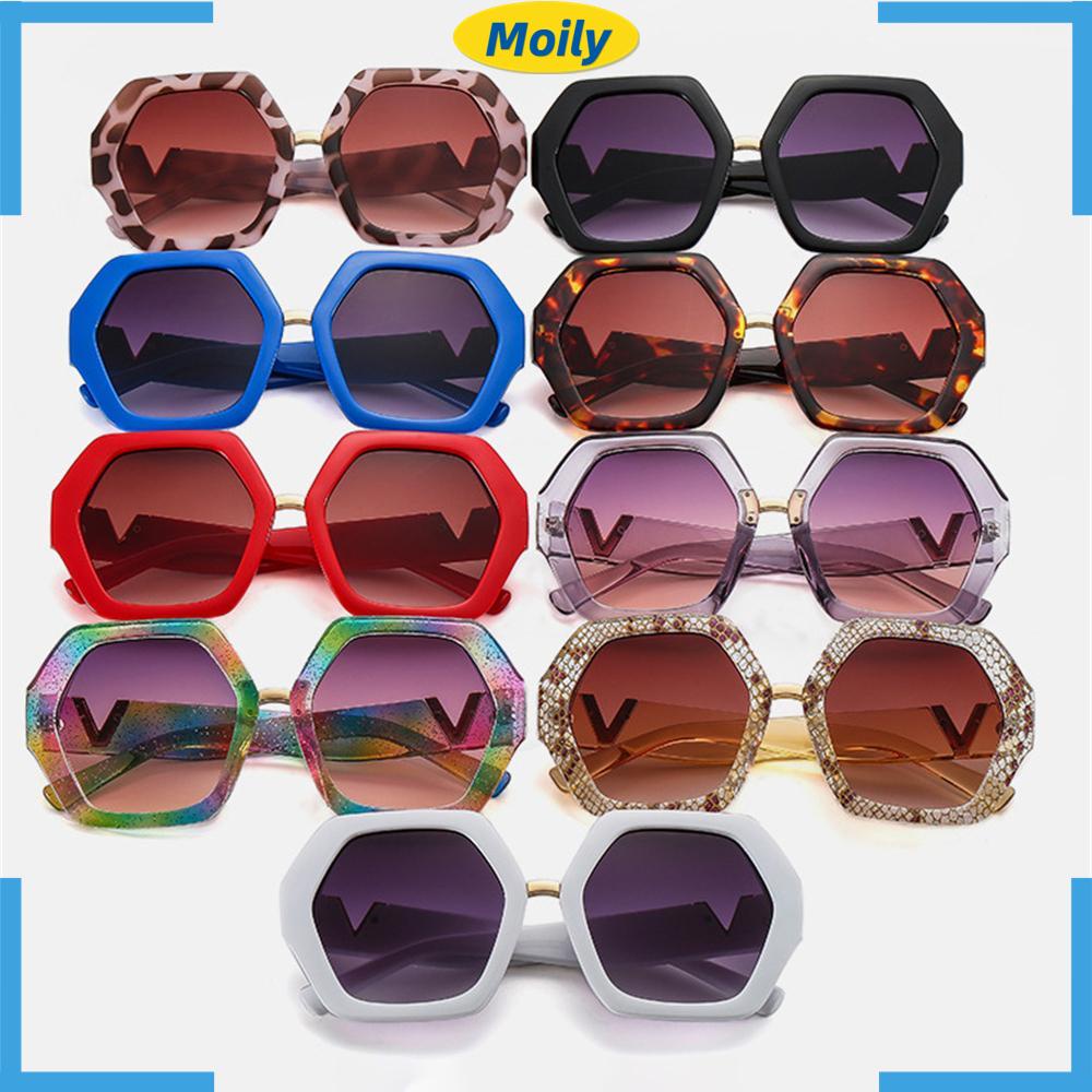 MOILYVN Kính Mát Oversize Chống Tia UV400