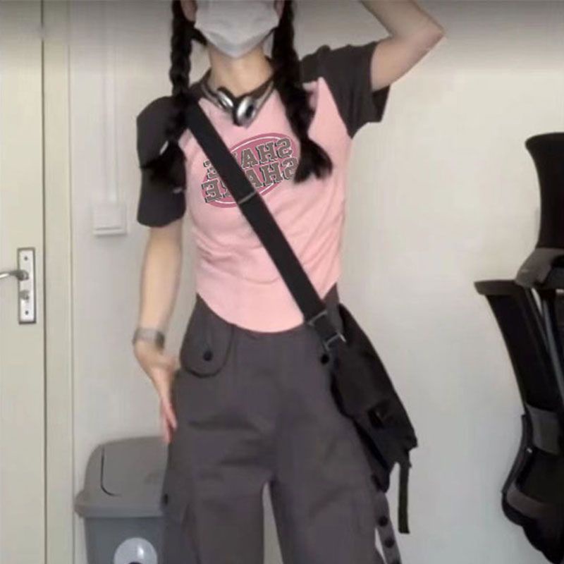 Áo Thun Nữ Ngắn Tay Hở Vai Thời Trang Hàn Quốc