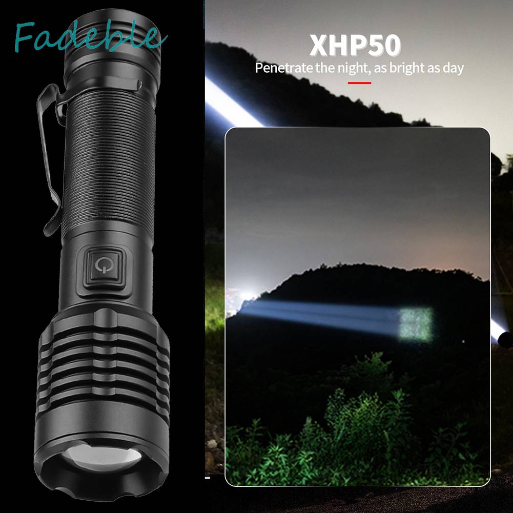 Đèn Pin XHP50 LED 800LM IPX4 5 Chế Độ Sáng, Chống Thấm Nước