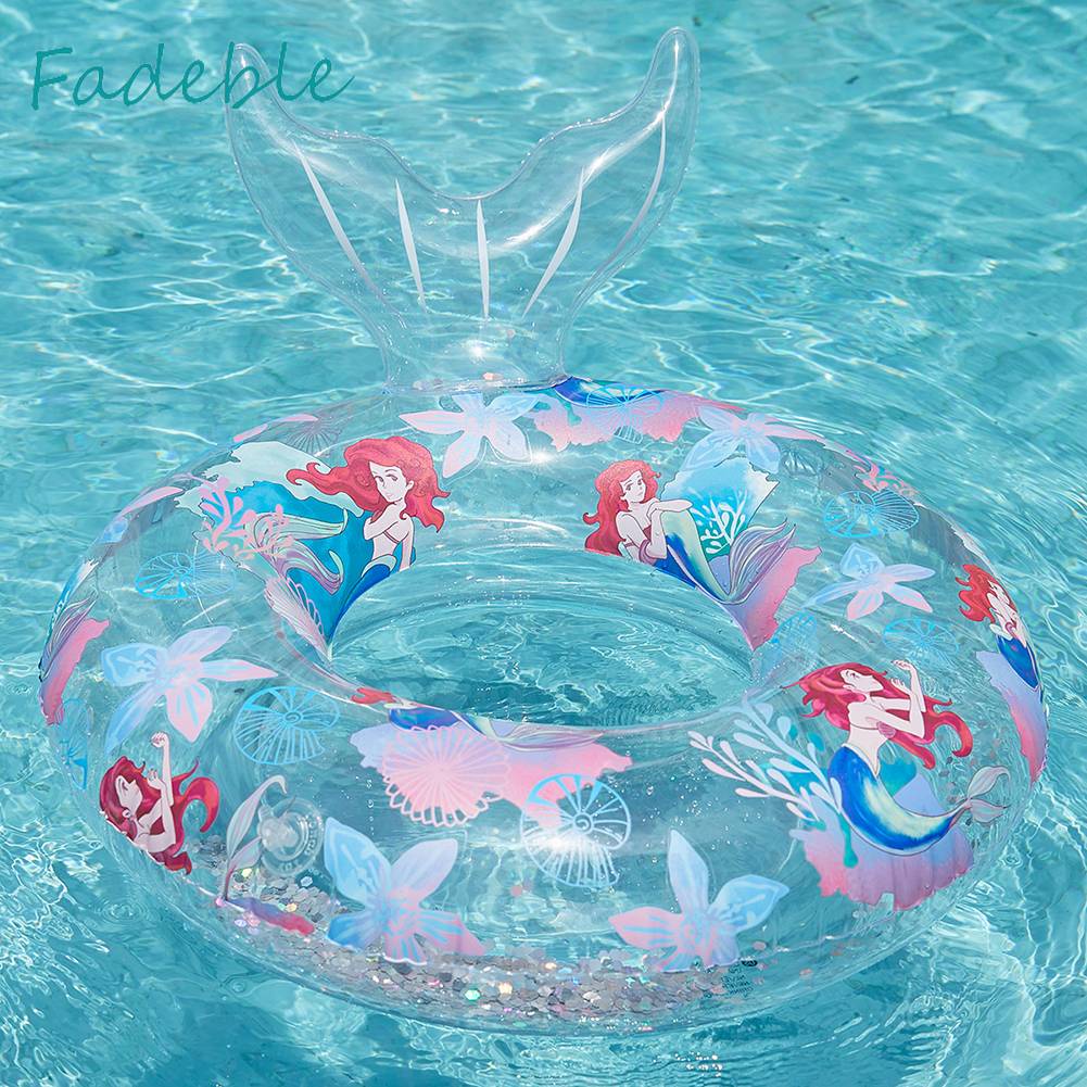 Phao Cứu Sinh PVC Đính Kim Sa Lấp Lánh Di Động Tiện Dụng Cho Bé