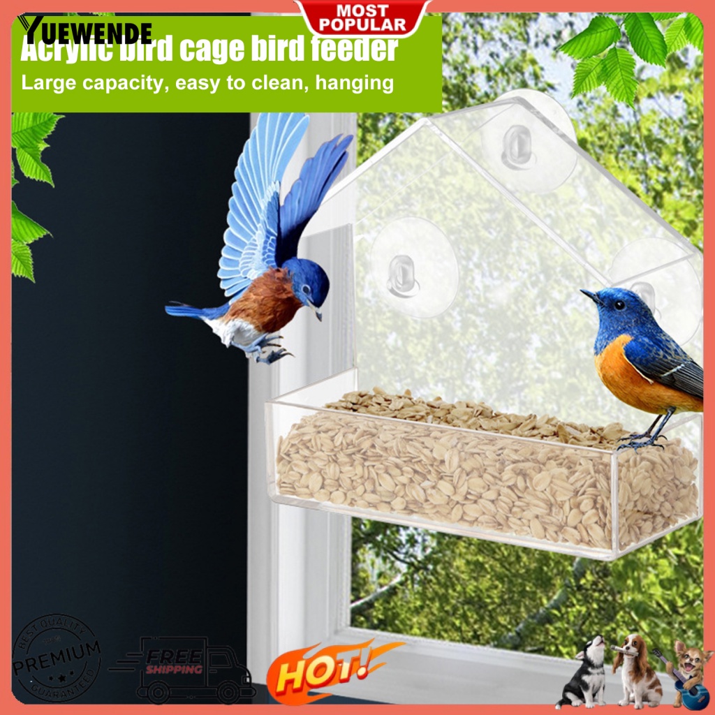 Hộp Đựng Thức Ăn Siêu Nhẹ Gắn Tường Tiện Dụng Cho Chim Cảnh