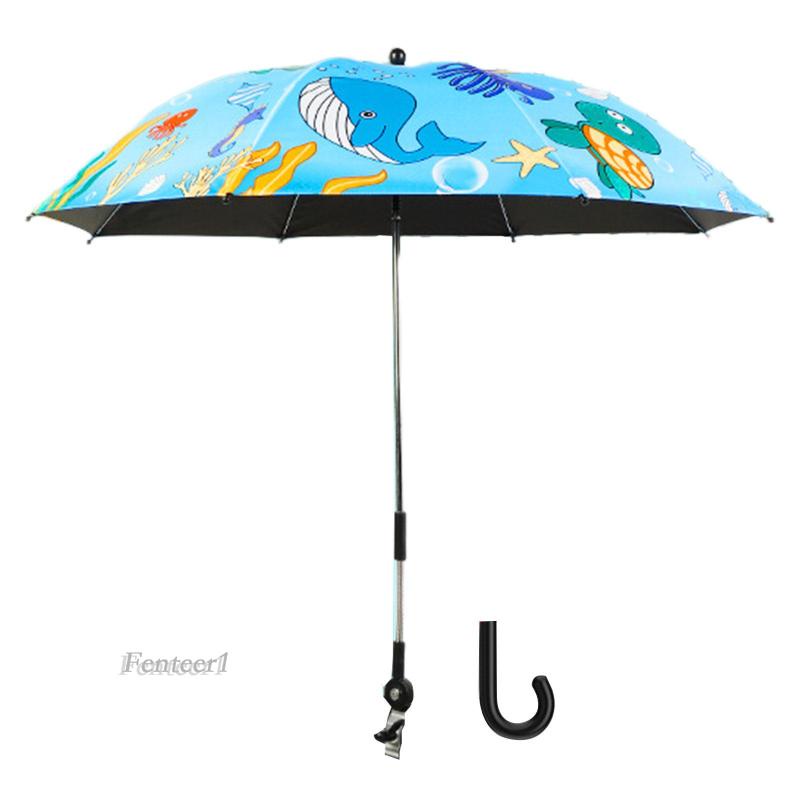 Dù Che Nắng 85cm Có Kẹp Gắn Ghế Đẩy Em Bé