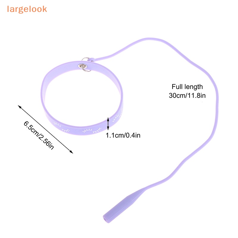 [Biglook] Vòng Đeo Tay Bằng Silicone Gel Silica Hỗ Trợ Gắn Mi Giả / Nhíp / Trang Điểm Cho Nữ