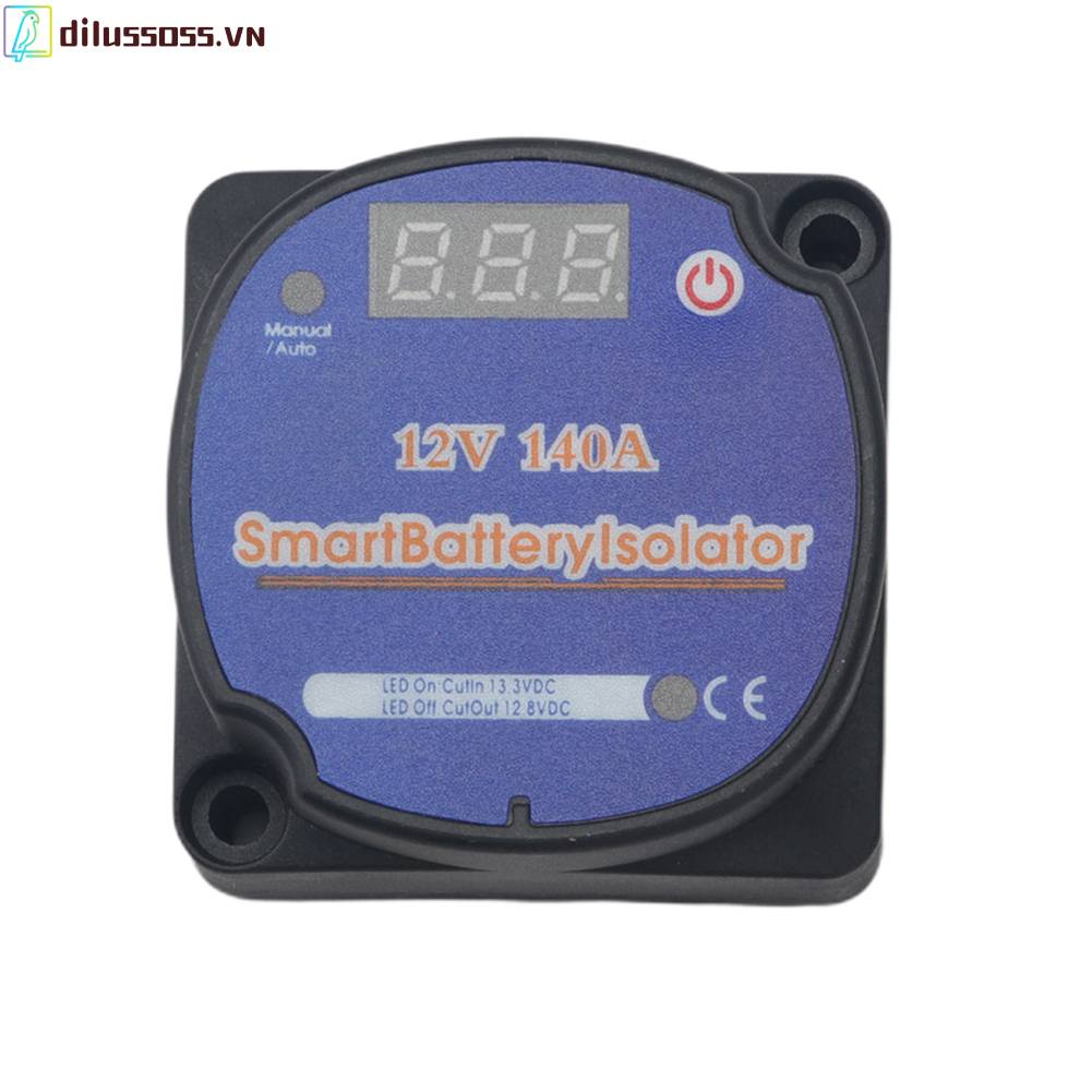 Rơ Le Sạc 12V 140Amp Màn Hình Kỹ Thuật Số Cho Tàu Thuyền Caravan 4X4