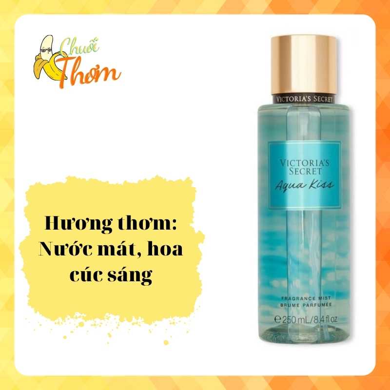 TESTER AQUA KISS - XỊT THƠM BODY MIST VICTORIA'S SECRET