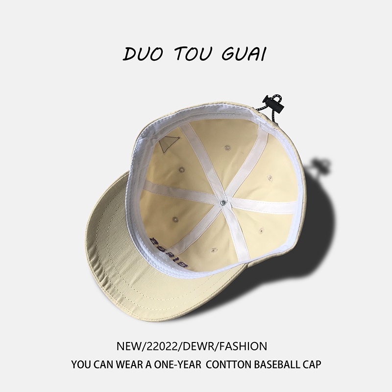 Mũ Lưỡi Trai Co Giãn Tốt Thêu Họa Tiết Phong Cách Retro Thời Trang Xuân Hè Cho Nam Và Nữ