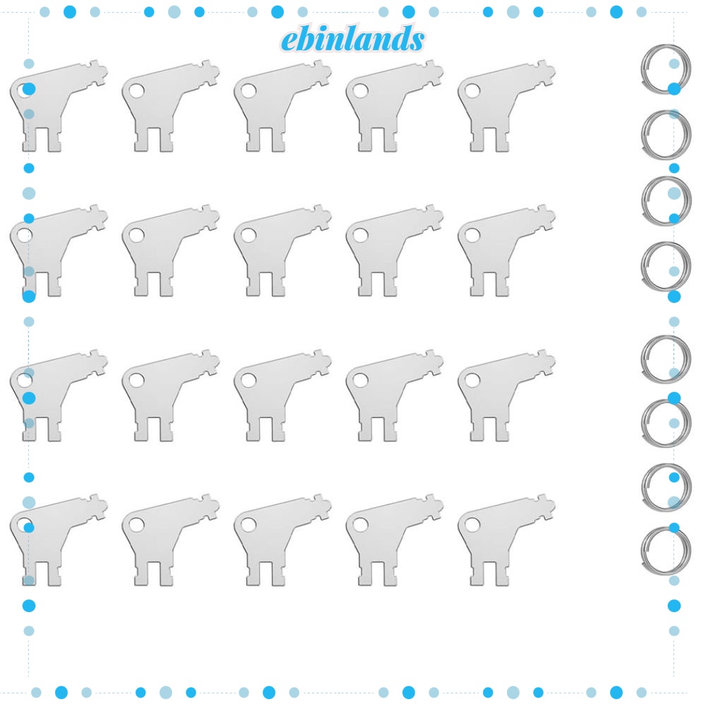 EBINLANDS Bộ 20 Chìa Khóa Thay Thế Kèm 8 Vòng Đệm Cho Máy Rút Khăn Giấy Vệ Sinh Georgia Pacific