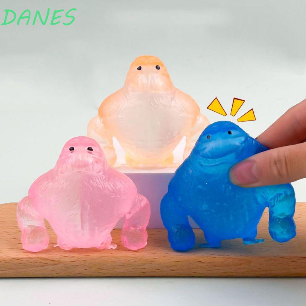 DANES Đồ Chơi Nắn Bóp Đàn Hồi Giảm Stress Hình Chú Khỉ Hoạt Hình