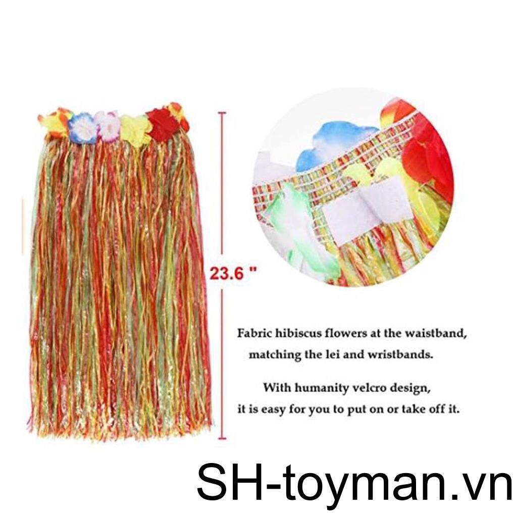 Bộ Phụ Kiện Chân Váy Cỏ Hawaii Thời Trang Cho Nữ