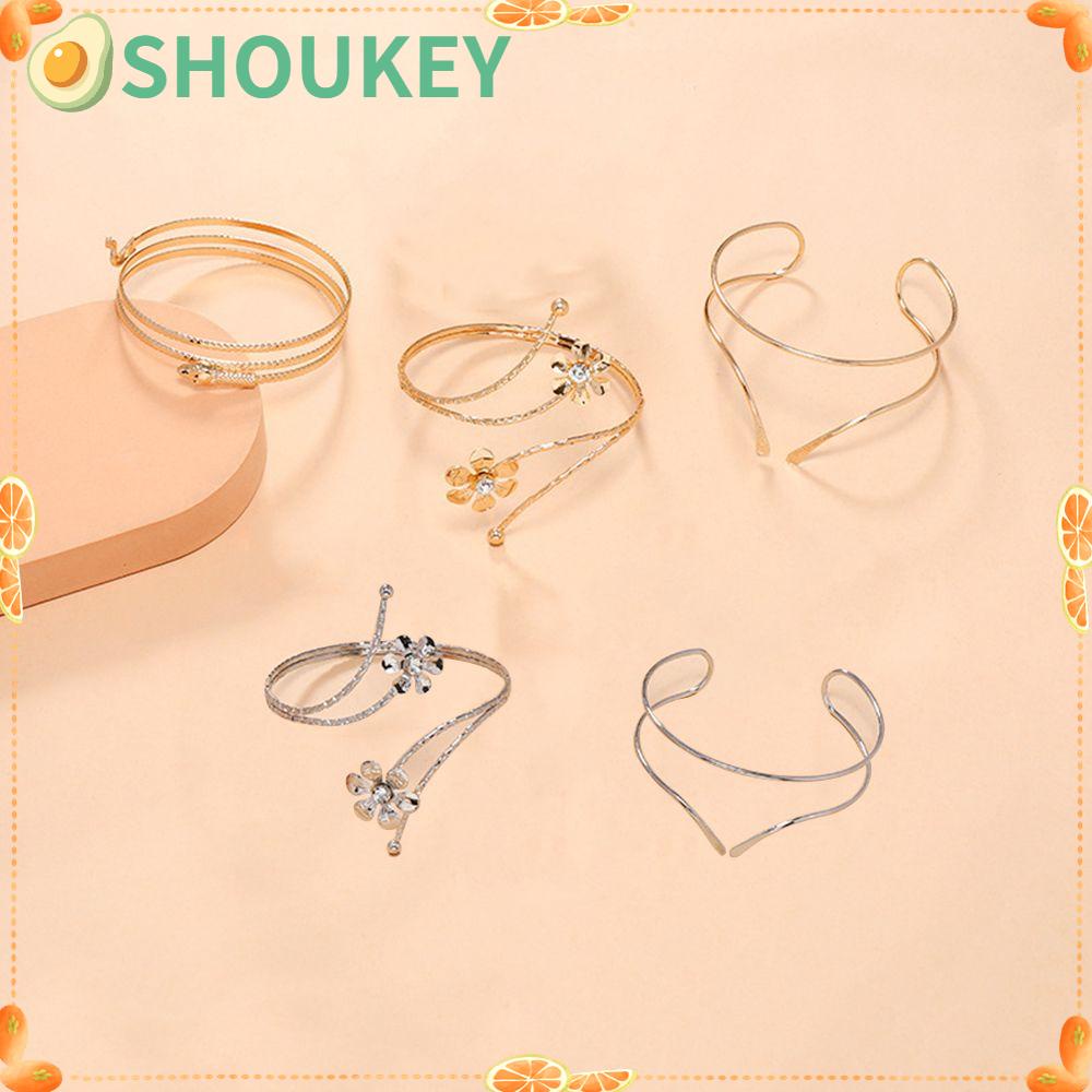 SHOUKEY Vòng Đeo Bắp Tay Bằng Hợp Kim Có Thể Điều Chỉnh Kích Cỡ