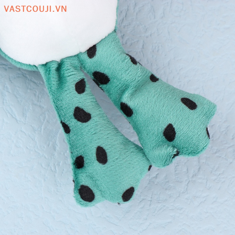 Móc Khóa Ếch Nhồi Bông Xanh Chân Dài Thời Trang Cá Tính