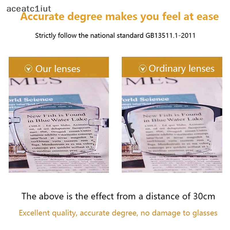 Không có vành Kính Đọc Sách Chống ánh sáng màu xanh hai tròng xa gần Độ phóng đại Eyewear mới