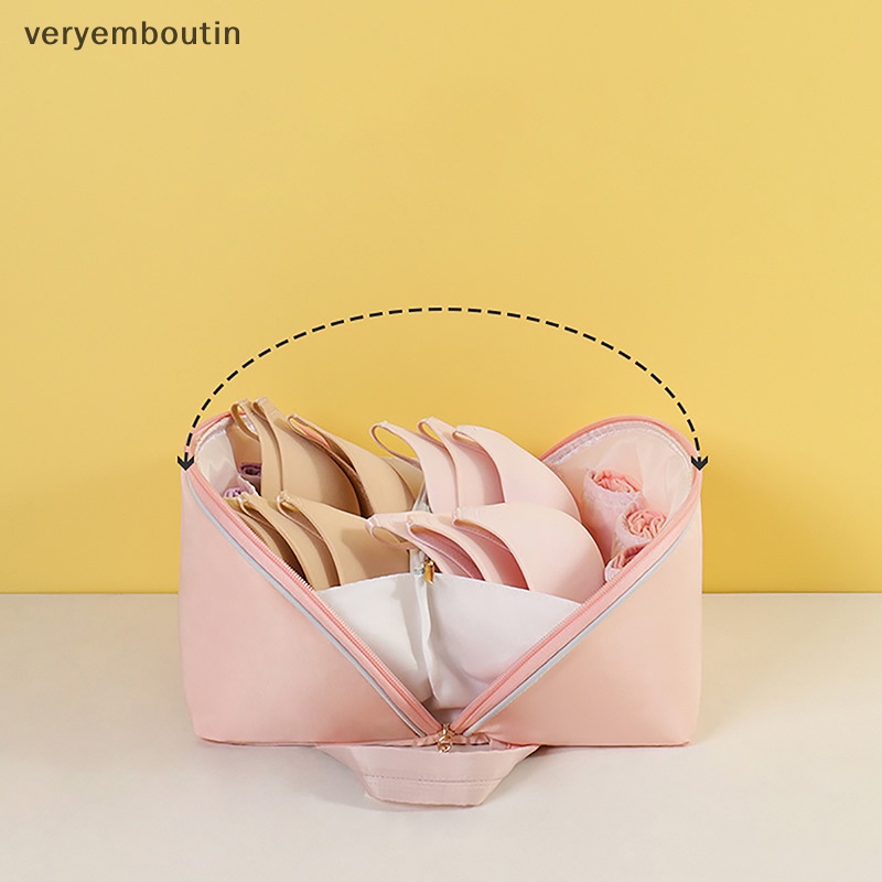 Túi Đựng Đồ Lót / Vớ / Mỹ Phẩm Nhiều Ngăn Tiện Dụng Mang Theo Du Lịch Cho Nữ