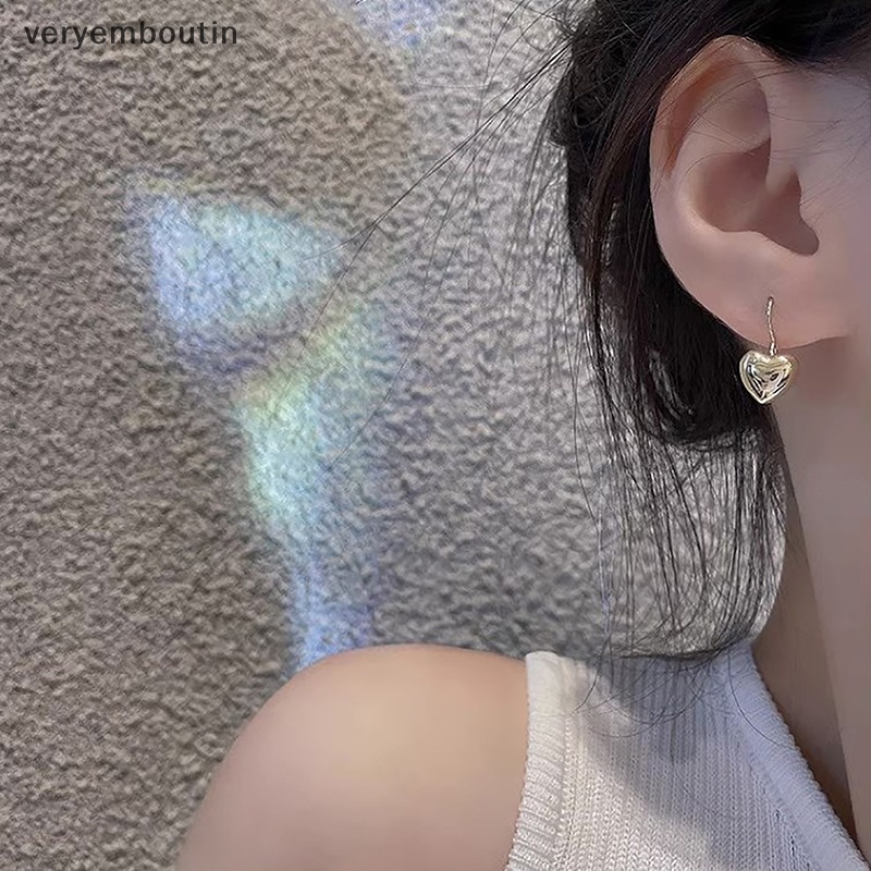 Bông Tai Hình Trái Tim Thời Trang Thanh Lịch Dành Cho Nữ