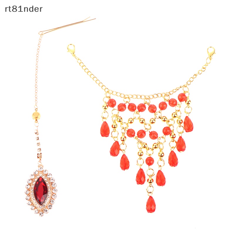 Rt Phụ Kiện Trang Trí Tóc Kiểu Chuỗi Đồng Xu Phong Cách Ấn Độ Bohemian