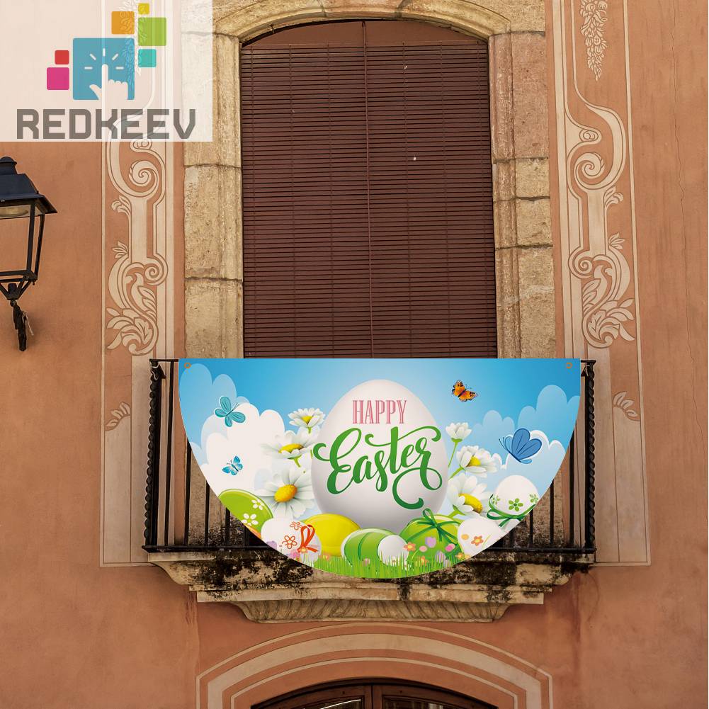 Cờ Trang Trí Hình Thỏ Hoạt Hình Chống Thấm Nước