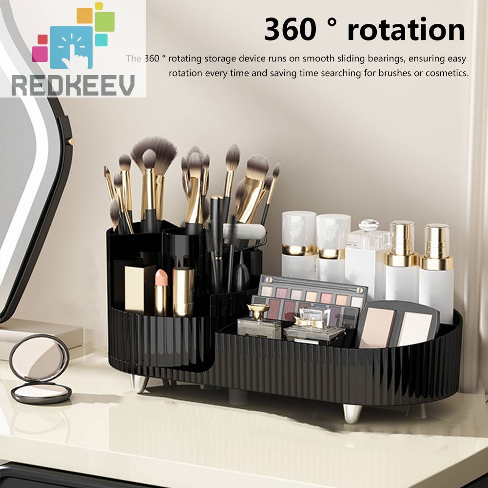 Giá Đỡ Mỹ Phẩm Son Môi / Phấn Mắt Dạng Xoay Tiện Lợi