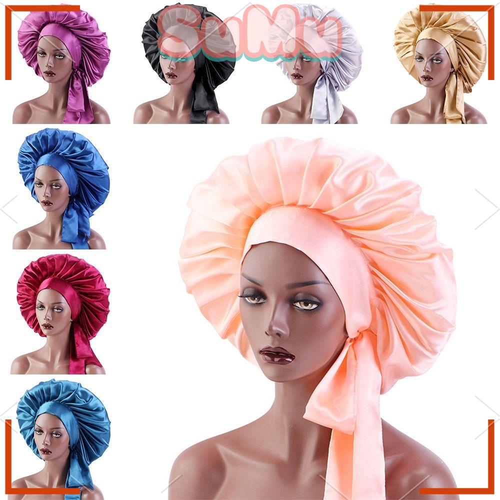 SUMU Mũ Trùm Đầu Kiêm Khăn Choàng Cổ Một Lớp Mềm Mại Chống Rụng Tóc Thời Trang