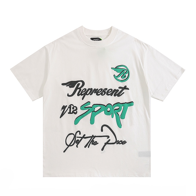 Áo Thun Ba Chiều Tay Ngắn In Chữ REP88RES88ENT88