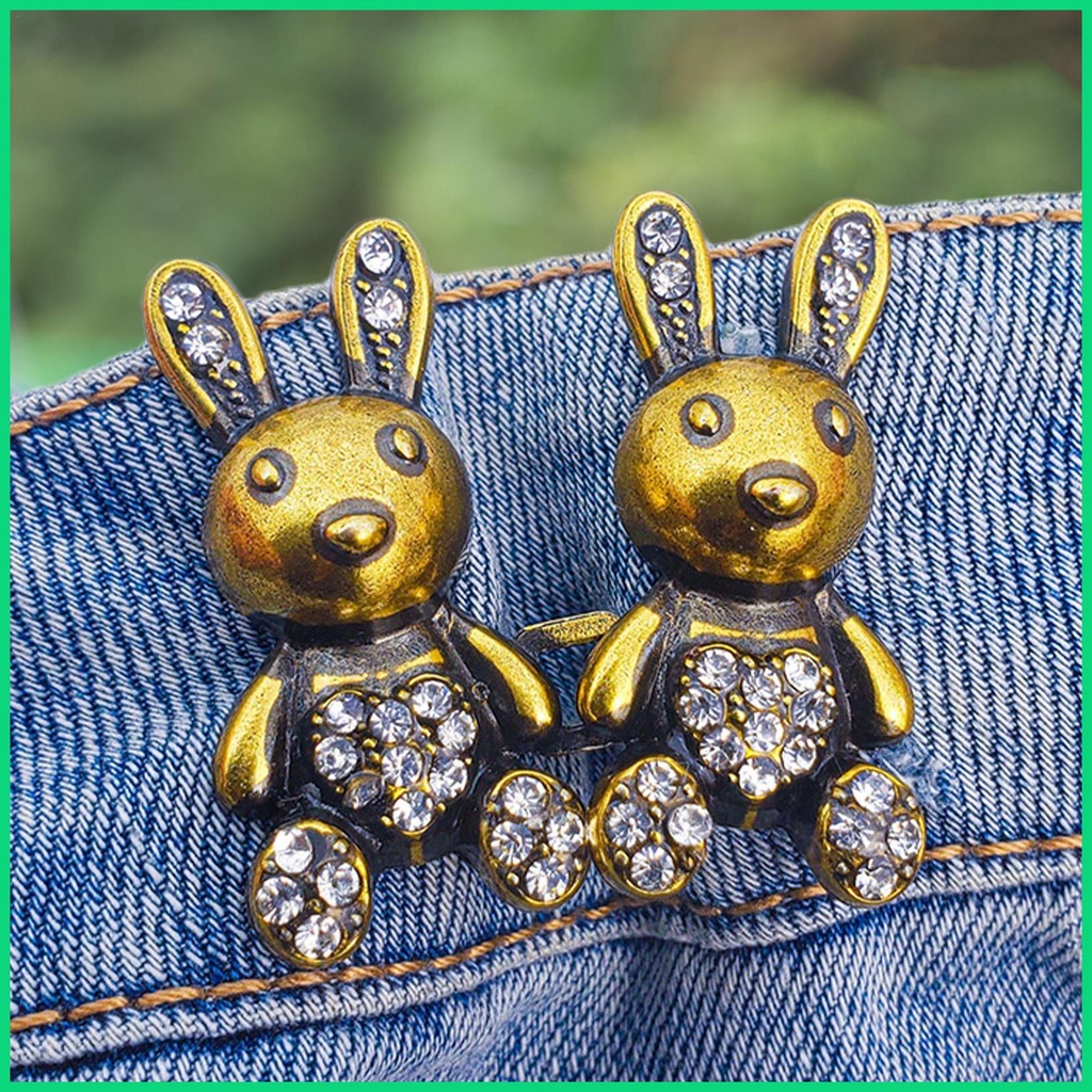 Kẹp Cài Quần Jean / Thắt Lưng Có Thể Tháo Rời Hình Thỏ Dễ Thương