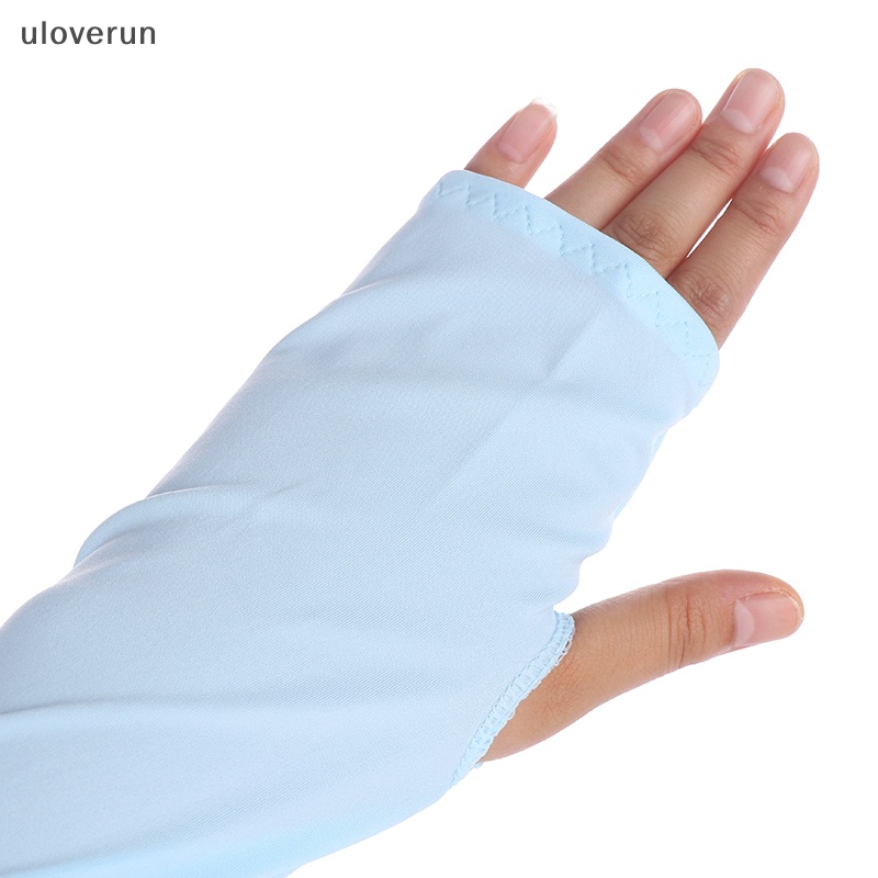1 Găng Cánh Tay Chống Nắng Hở Nửa Ngón Tiện Dụng Khi Chạy Bộ / Chơi Golf