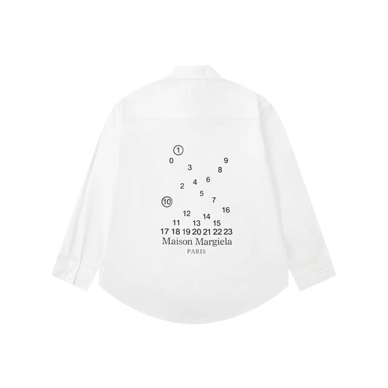 M &amp; ais &amp; on &amp; M &amp; ar &amp; gie &amp; la &amp; - - Áo Sơ Mi Thêu Họa Tiết Có Bốn Góc Thời Trang Phù Hợp Với Cả Nam Và Nữ