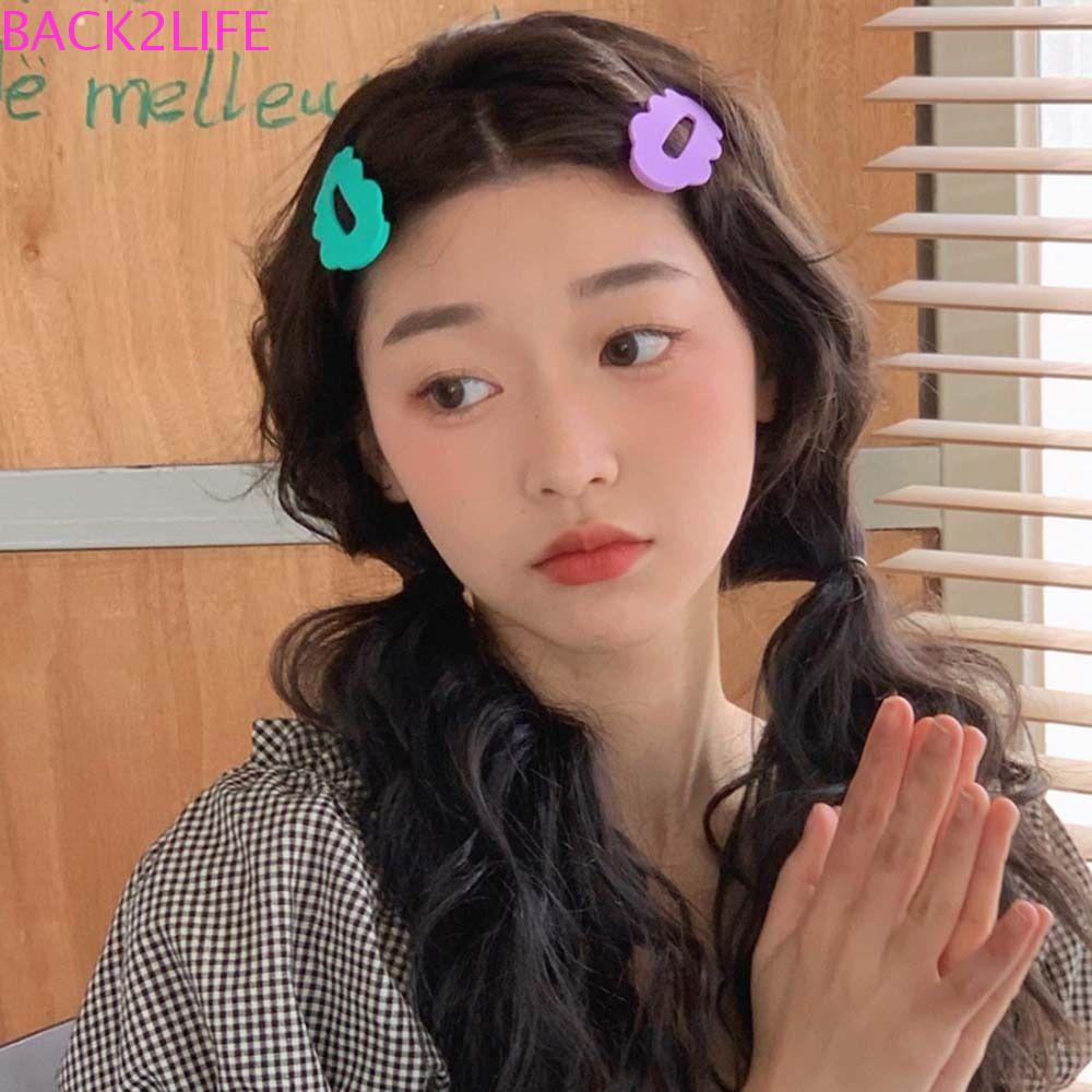 BACK2LIFE Kẹp Tóc Hình Đám Mây Màu Sắc Ngọt Ngào Dễ Thương Cho Nữ