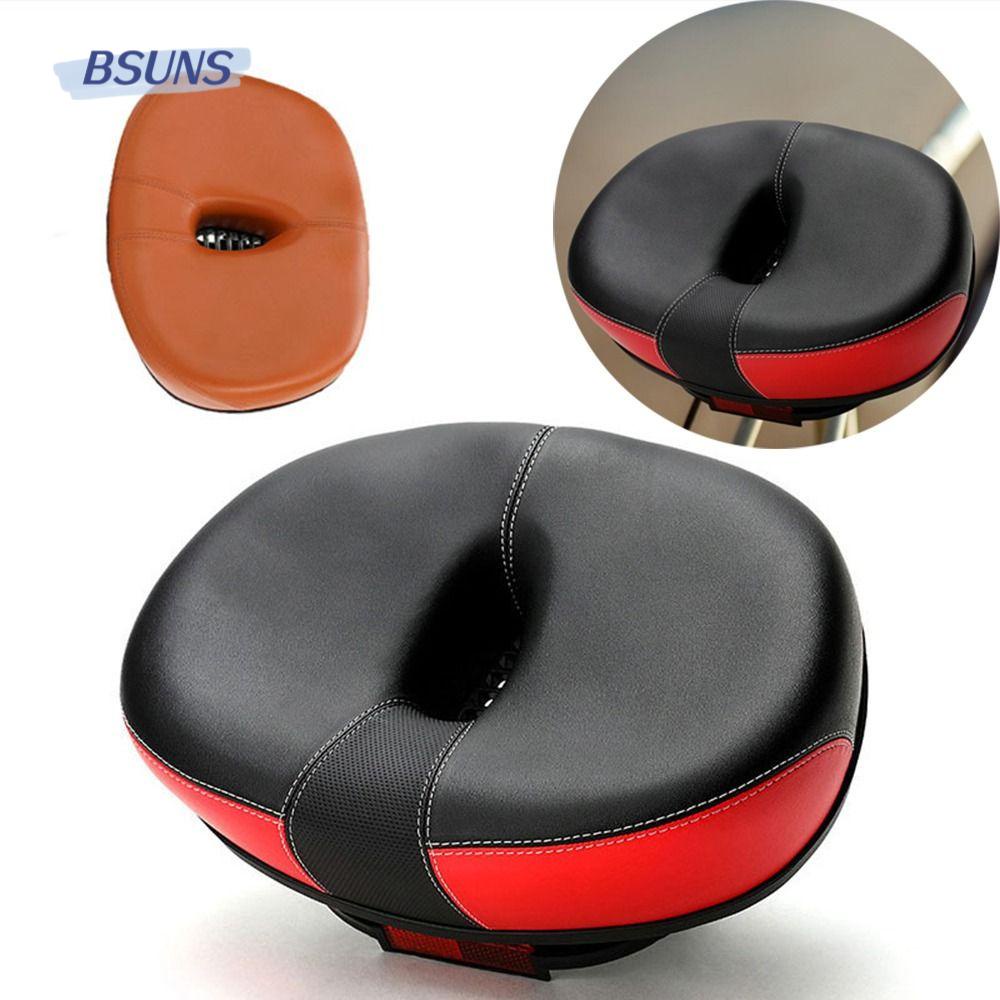 BSUNS Yên Xe Đạp Thiết Kế Rỗng Thoải Mái Kèm Phản Quang Không Mũi Tiện Dụng