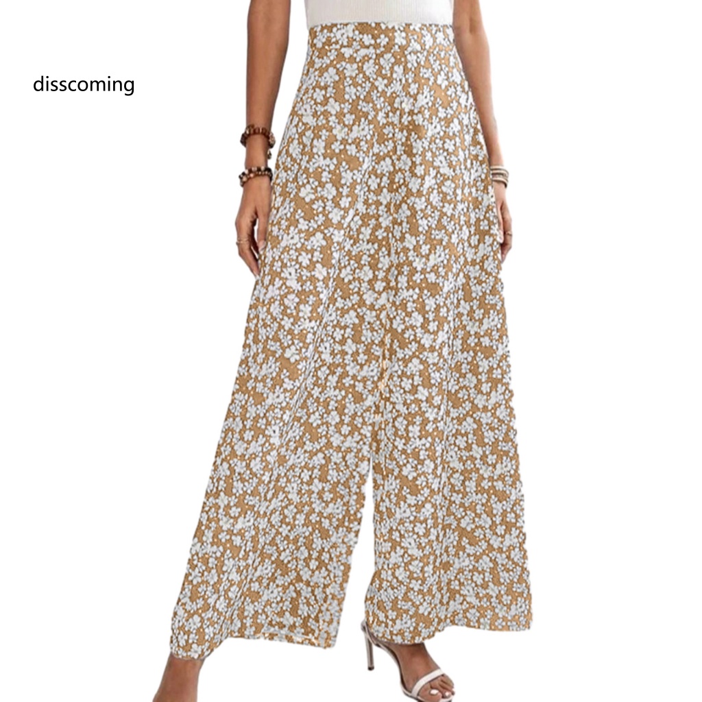 Áo Thun In Hình SL SL SL Thời Trang Năng Động| Quần Dài Lưng Thun Ống Rộng In Họa Tiết Hoa Thời Trang Đường Phố Cho Nữ