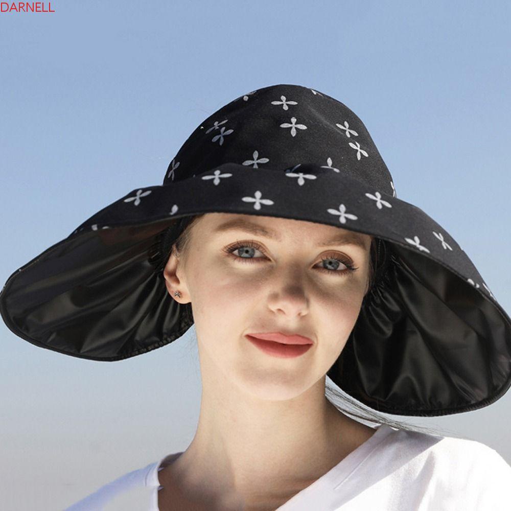 DARNELL Mũ Lưỡi Trai Nửa Đầu Chống Tia UV Phong Cách Hàn Quốc