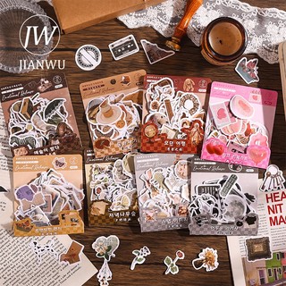 Bộ 60 tấm sticker dán trang trí sổ tay diy sáng tạo