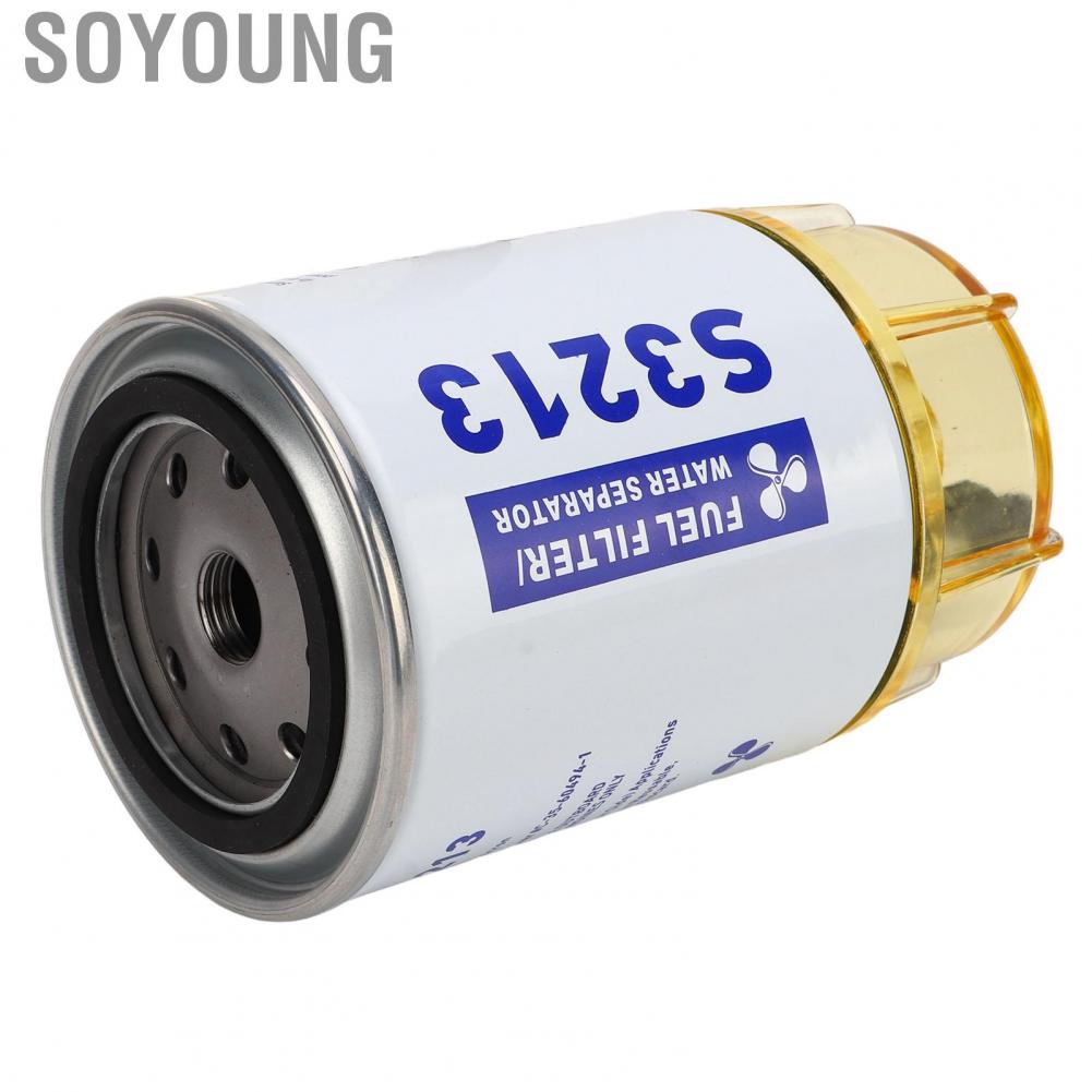 Soyoung Fuel Water Separator Durable Stable Performance 35‑60494‑1 Efficient Plastic Plug and Play for Marine Tractors