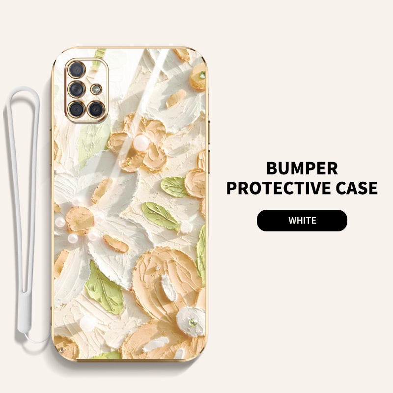 Ốp Điện Thoại Silicone Chống Va Đập In Hình Tranh Sơn Dầu Cho Samsung Galaxy M51 M31 M11 A71 A51 A31 A11 4G