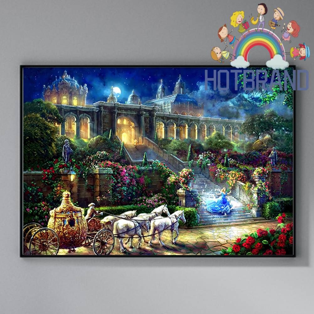 Toàn Bộ Bộ Tranh Thêu Chữ Thập 11CT Hình Lọ Lem