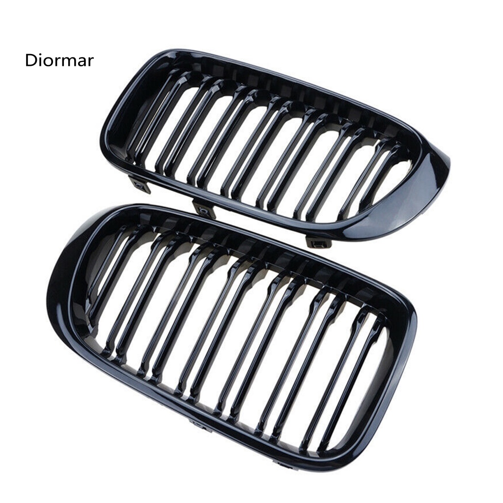 1 CặP LướI TảN NhiệT MàU Đen GắN Mui Xe 51117338571 51117338572 51137367422 Khung Lưới Tản Nhiệt Cho Xe Ô Tô BMW X3 X4 Series F25 F26 14-16