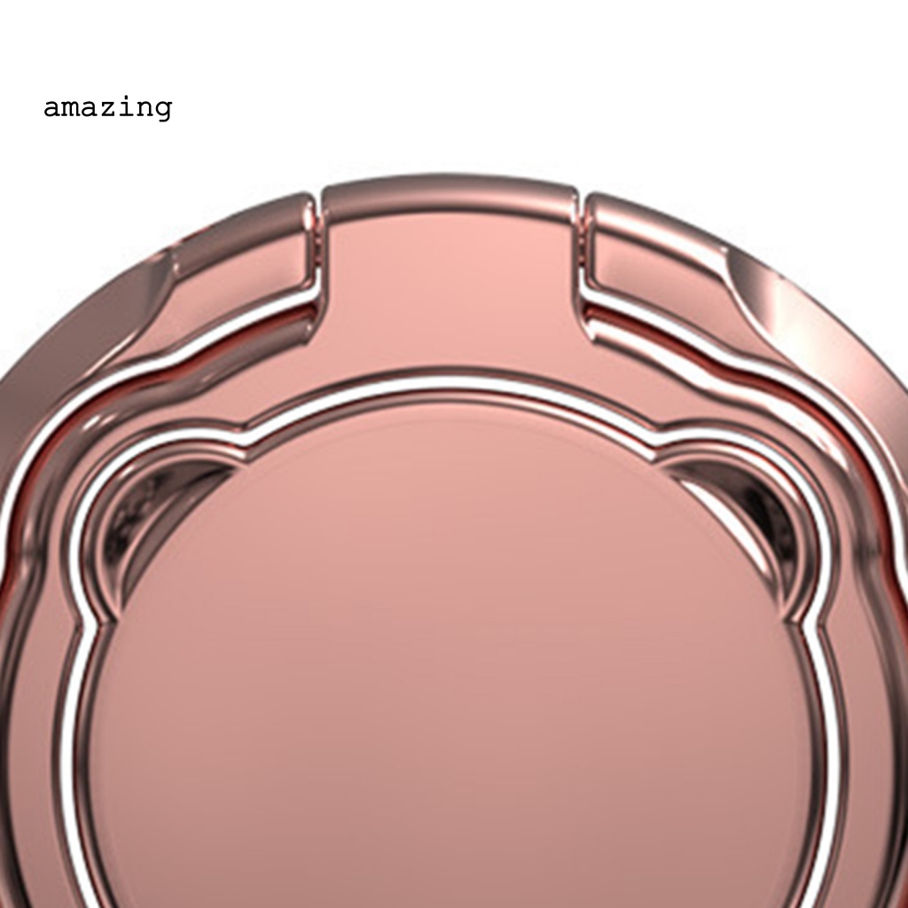 Giá Đỡ Điện Thoại Dạng Nhẫn Hình Gấu Đáng Yêu Có Thể Gập Lại