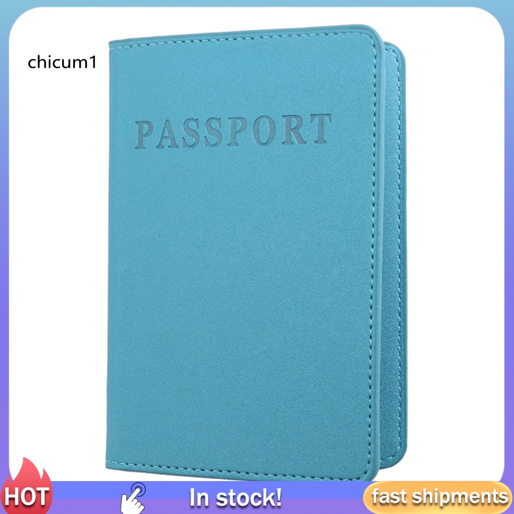 Ví Giả Da Đựng Hộ Chiếu / Thẻ Tín Dụng / Danh Thiếp Màu Trơn