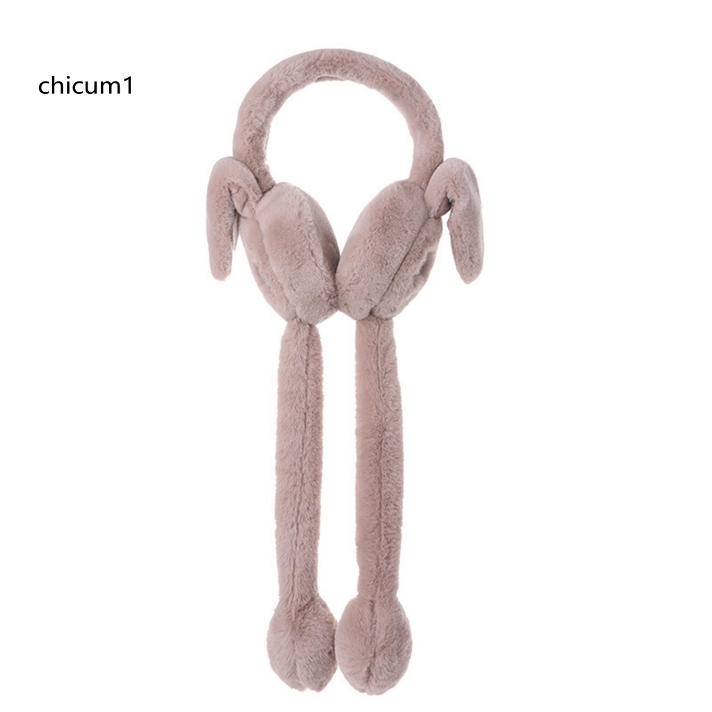 Chụp Tai Giữ Ấm Chống Lạnh Hình Thỏ Dễ Thương