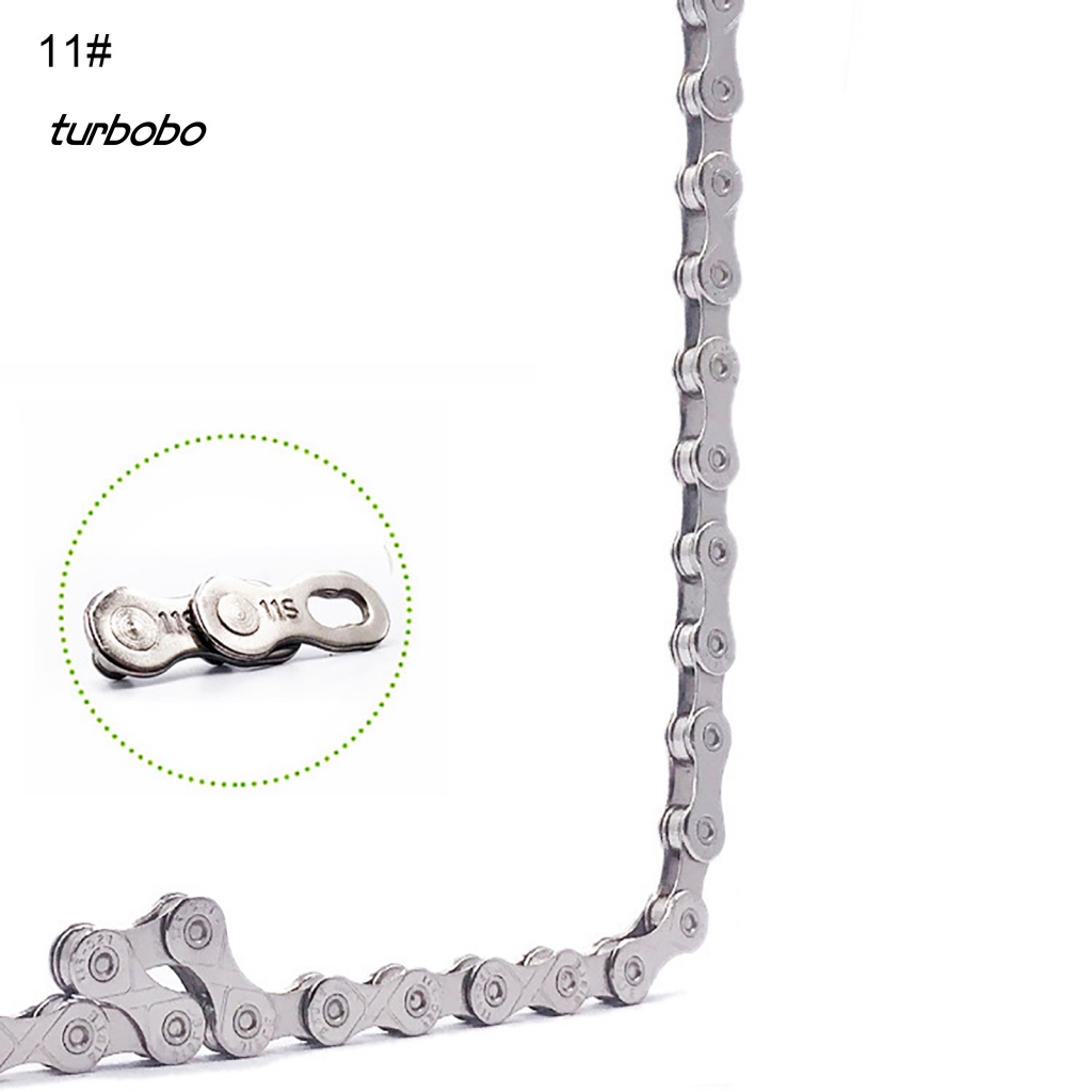 Turbobobo Dây Xích Xe Đạp Leo Núi Tốc Độ 9 / 10 / 11 Siêu Nhẹ 116 Mắt Xích