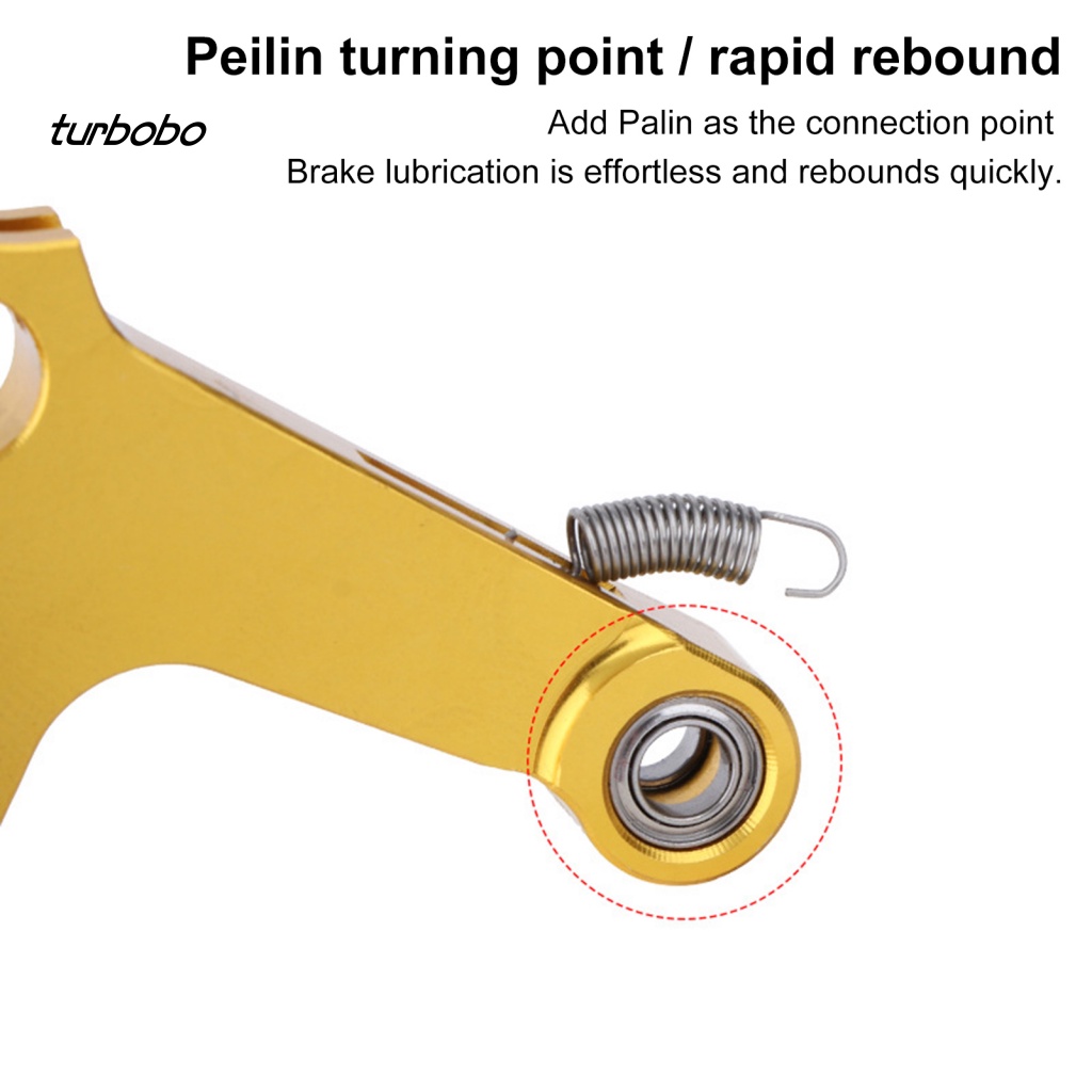 1 Cặp Tay Thắng Bằng Hợp Kim Nhôm Siêu Bền Thiết Kế Đục Lỗ Tiện Dụng Cho Xe Đạp