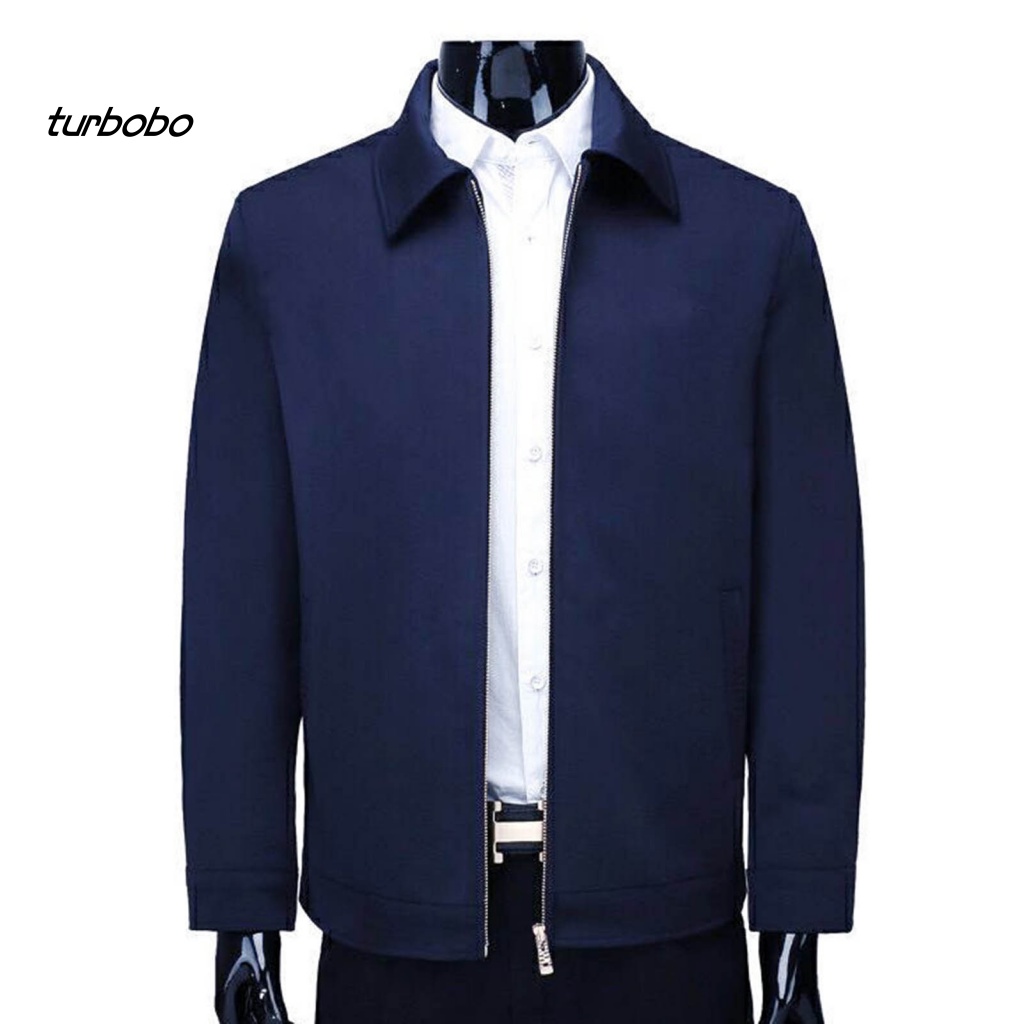 Áo Khoác Cổ Bẻ Dáng Rộng Màu Trơn Thời Trang Mùa Xuân Cho Nam