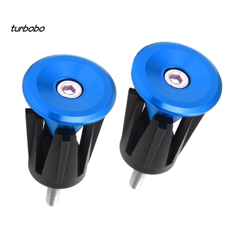 Set 2 Nút Gắn Tay Lái Xe Đạp Bằng Hợp Kim Nhôm Cao Cấp