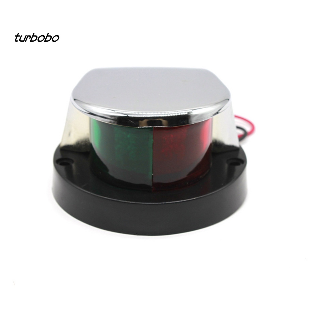 Turbobobo Đèn Chiếu Sáng Bên Hông Tàu Thuyền Độ Sáng Cao Chống Thấm Nước Chất Liệu ABS Màu Đỏ Và Xanh Lá