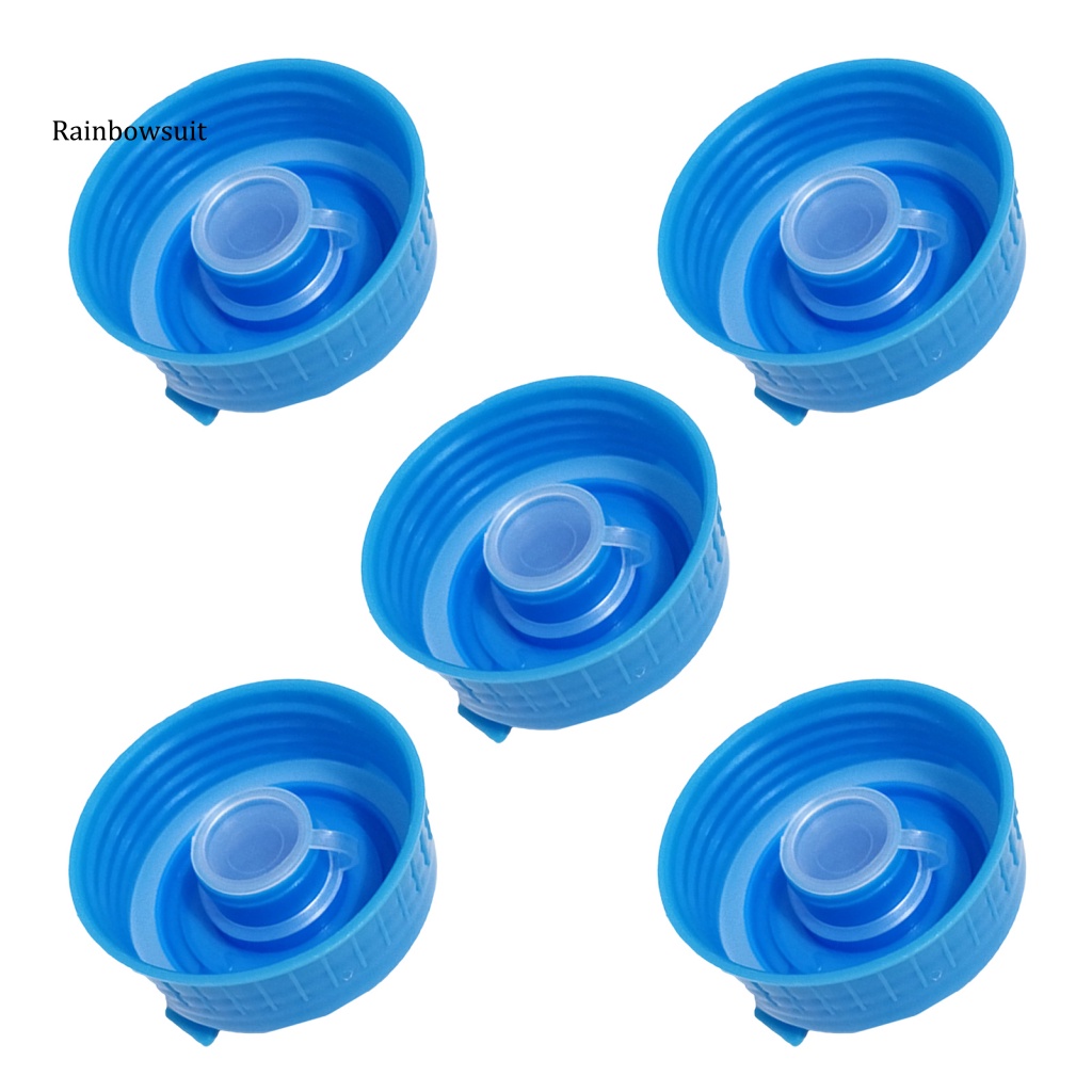 Set 5 Nắp Đậy Bình Nước Chống Văng Có Thể Tái Sử Dụng