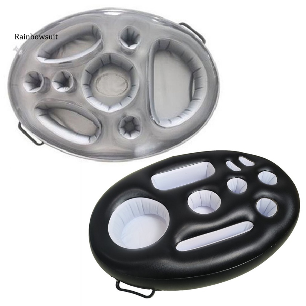 Phao Bơi PVC 8 / 9 Lỗ Có Tay Cầm Di Động Tiện Dụng