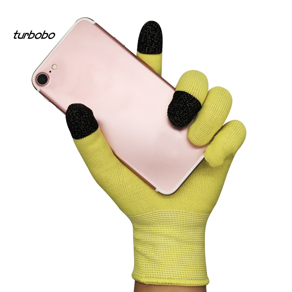 1 Đôi Găng Tay Chơi Game Ba Ngón Chống Mồ Hôi Giữ Ấm Tiện Dụng