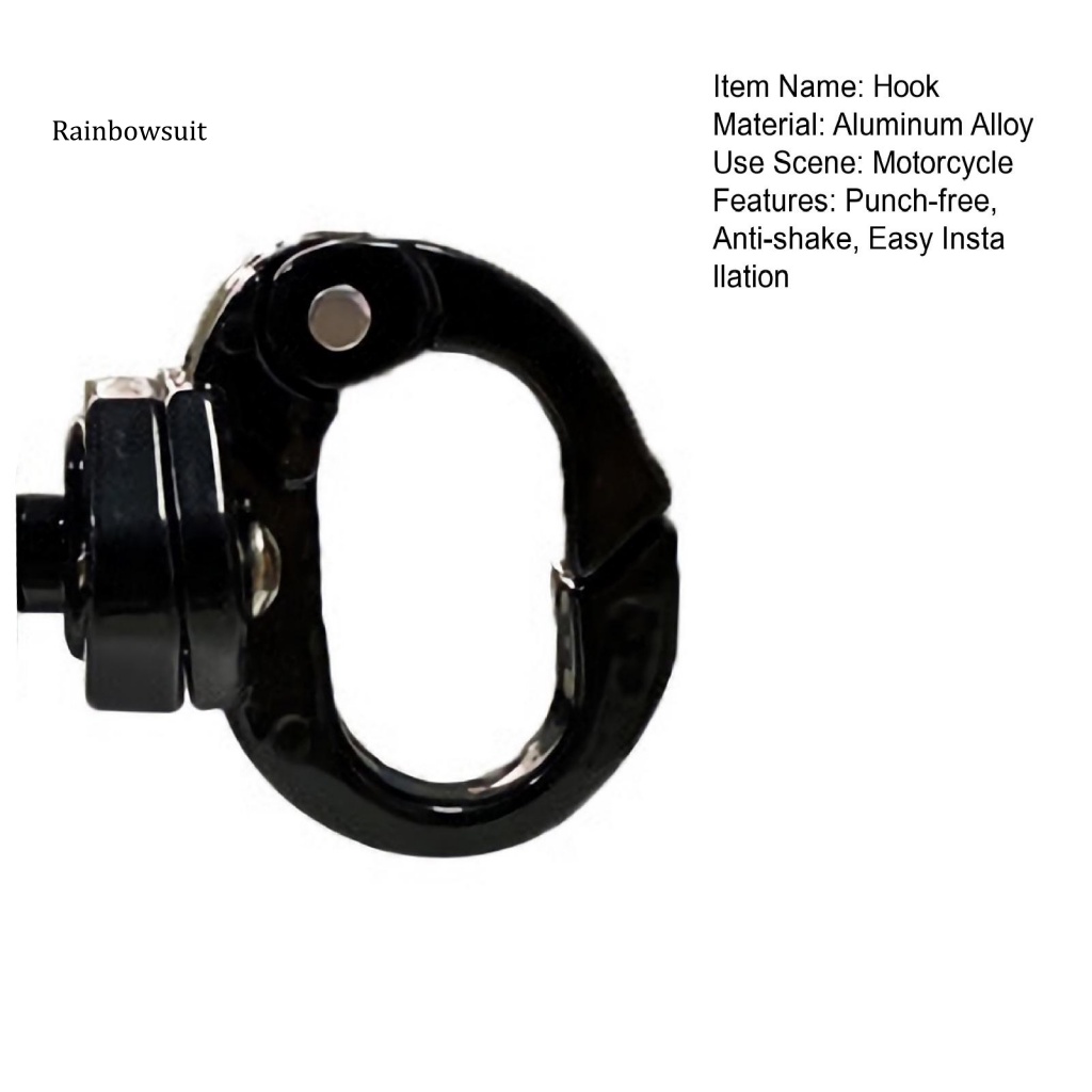 [RB] Móc Treo Đồ Trước Xe Máy Điện Không Cần Khoan Lỗ Bằng Hợp Kim Nhôm Chống Rung