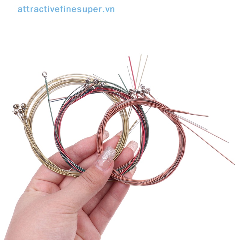 Set 6 Dây Đàn Guitar Bằng Đồng