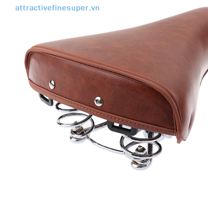 Yên Xe Đạp Chất Liệu Da PU Thoải Mái Phong Cách Cổ Điển