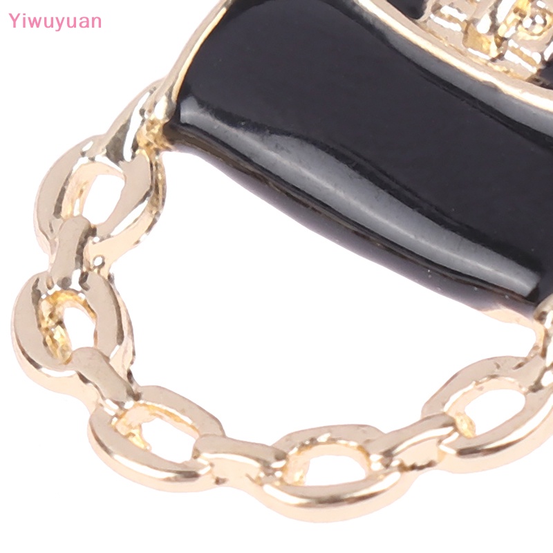 < Yiwuyuan > 1 Túi Kim Loại Ba Chiều Mini Trang Trí Phong Cảnh Nhà Búp Bê Mới